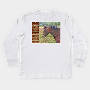 What is a Horse Kids Long Sleeve T-Shirt